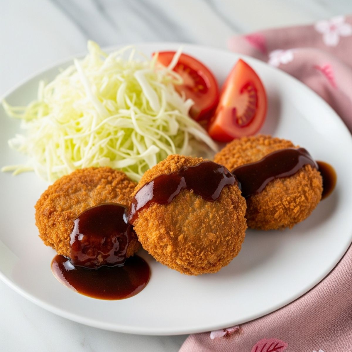 Croquettes savoureuses parfumées à la chermoula, une délicieuse alliance d'épices et d'herbes méditerranéennes pour un goût authentique et gourmand.