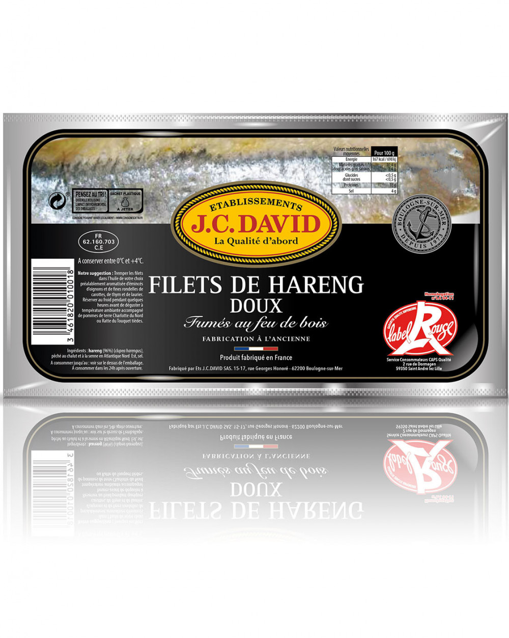 filets de hareng doux 200 g