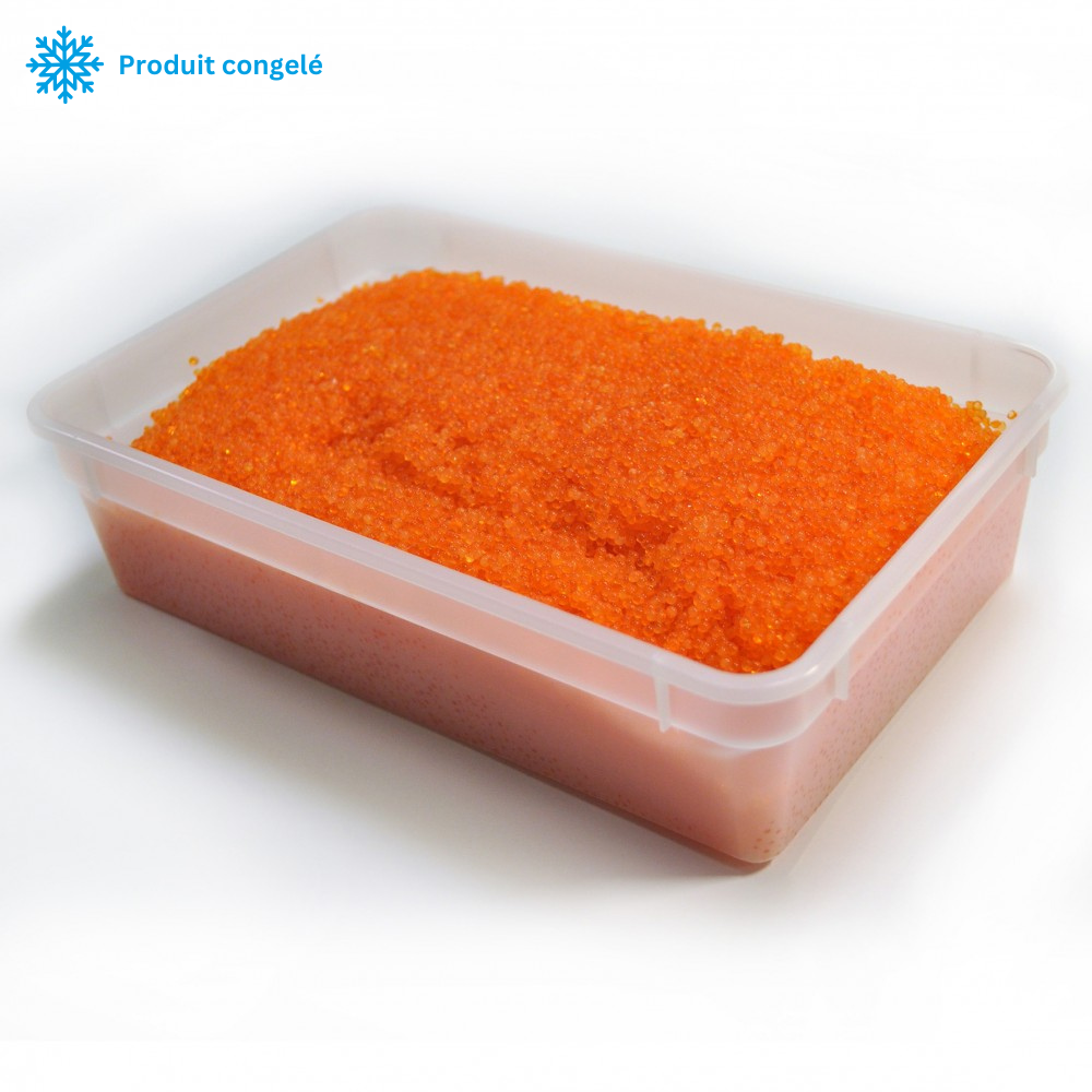 Œufs de poisson masago orange – Ingrédient asiatique idéal pour sushi et plats créatifs