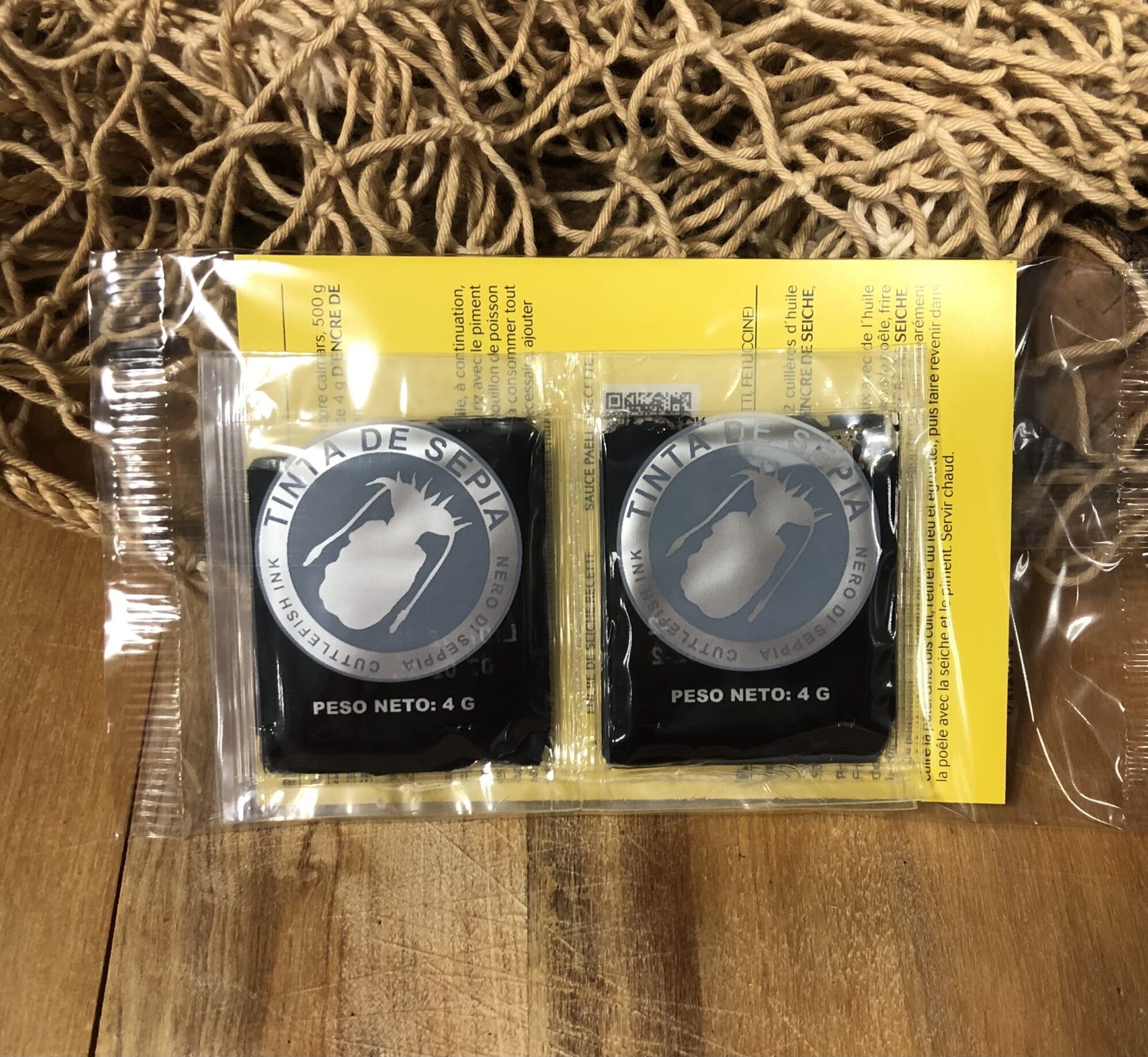 Encre de seiche 10 sachets de 4g